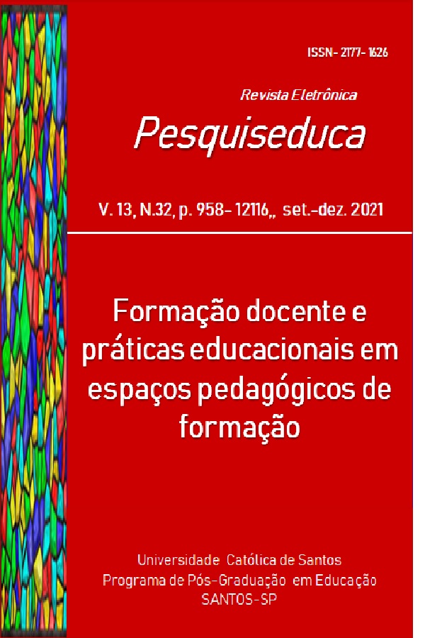 					Visualizar v. 13 n. 32 (2021): FORMAÇÃO DOCENTE E PRÁTICAS EDUCACIONAIS EM ESPAÇOS PEDAGÓGICOS DE FORMAÇÃO
				