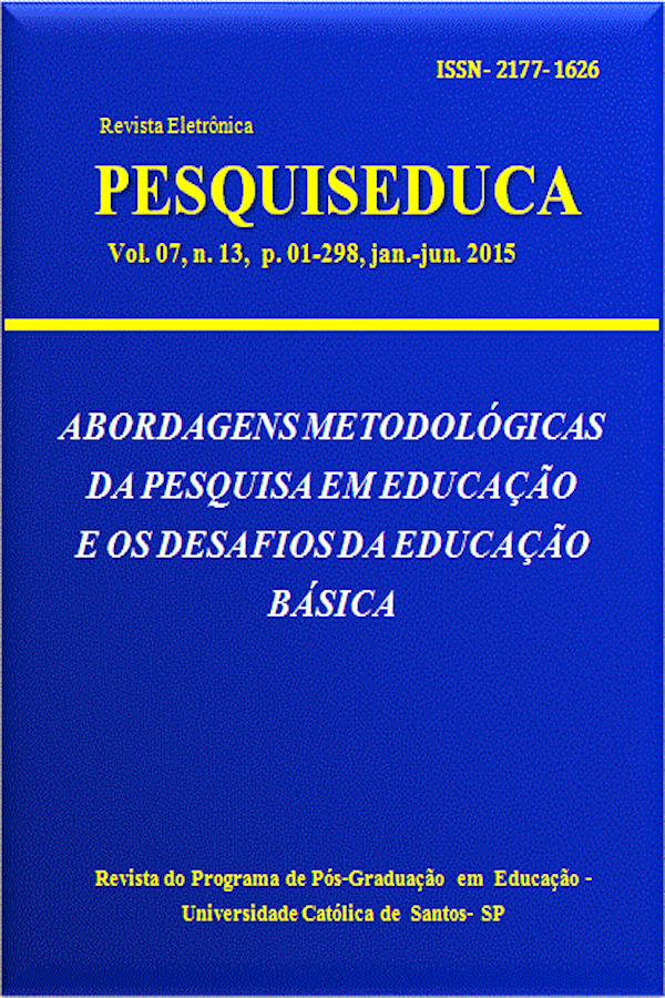					View Vol. 7 No. 13 (2015): ABORDAGENS METODOLÓGICAS DA PESQUISA EM EDUCAÇÃO E OS DESAFIOS DA EDUCAÇÃO BÁSICA
				