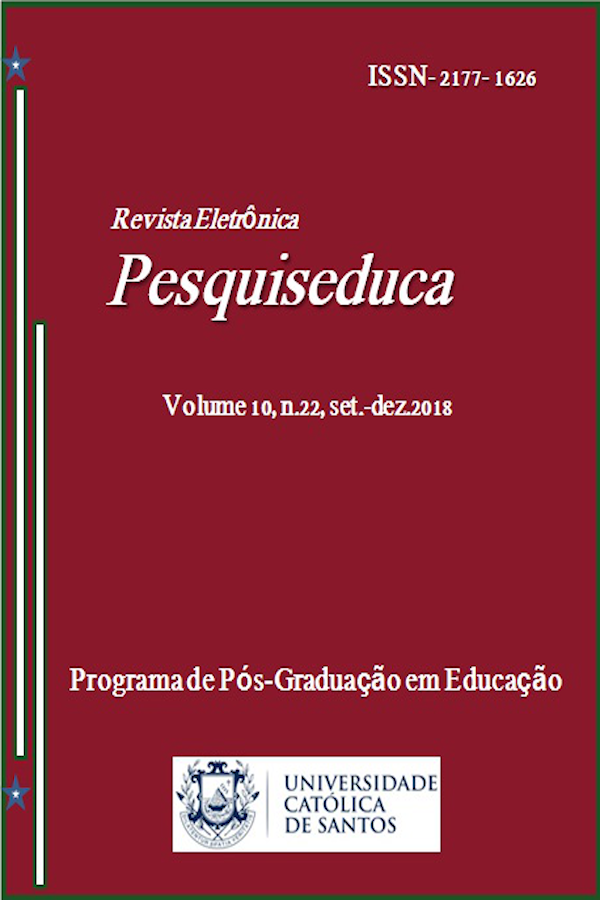 					View Vol. 10 No. 22 (2018): FORMAÇÃO DE PROFESSORES E DESENVOLVIMENTO PROFISSIONAL DOCENTE
				