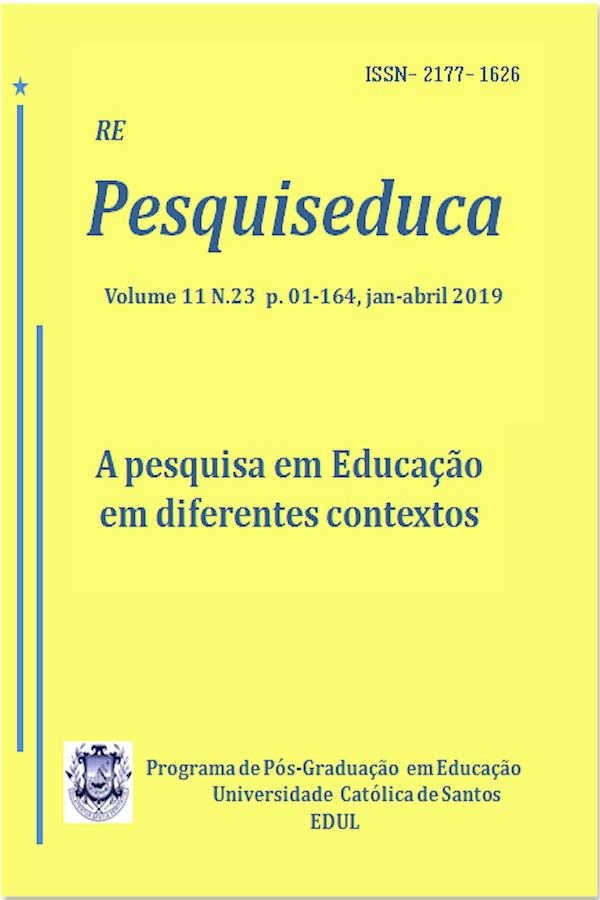 					View Vol. 11 No. 23 (2019): A pesquisa em Educação em diferentes contextos
				