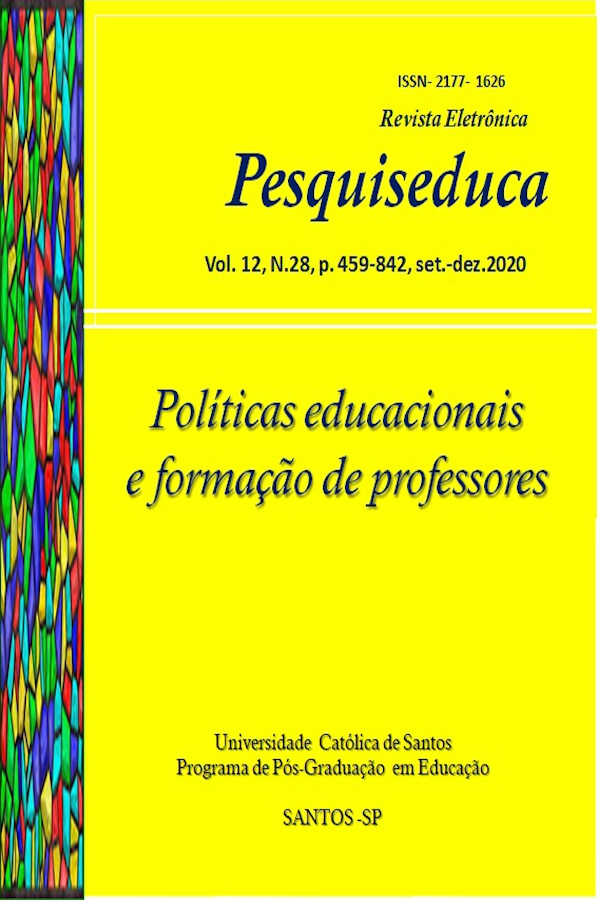 					Visualizar v. 12 n. 28 (2020): POLÍTICAS DE EDUCAÇÃO, INTERNACIONALIZAÇÃO E FORMAÇÃO DE PROFESSORES
				
